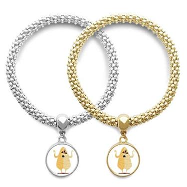 Imagem de DIYthinker Corpse Fear Halloween Fantasma Happy Lover Pulseira Pingente Joias Presente de Casal