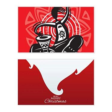 Imagem de Pandeiro Celebre o México Feriado Mexicano Feliz Natal Cartão de parabéns Mensagem de Natal