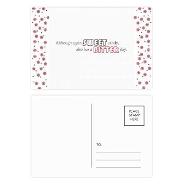 Imagem de Citação Sweet Candy Also Has A Bitter Day Christmas Flower Celebration Cartão postal Blessing