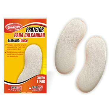 Imagem de QUALYPÉ Protetor De Calcanhar Extra Conforto Bege Qualypé Bege Único