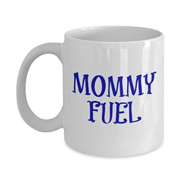 Imagem de Caneca Mommy Fuel – Caneca de café – Presente divertido para a mamãe – Chá chocolate quente vinho
