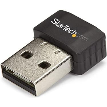 Imagem de StarTech. Com Adaptador WiFi USB sem fio – Dongle sem fio AC600 de banda dupla – 2,4 GHz / 5 GHz – Adaptador Wi-Fi para laptop 802.11ac (USB433ACD1X1)