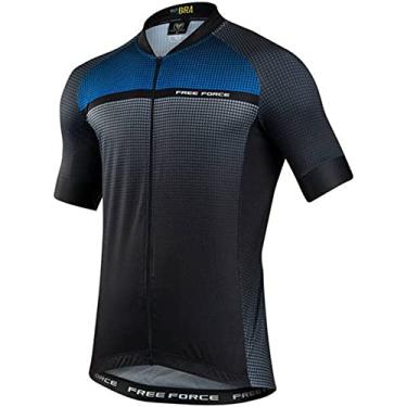 Imagem de Camisa Ciclismo Free Force Bound Preto Azul