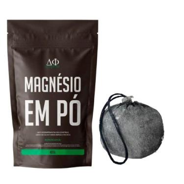 Imagem de Magnésio 400gr + Chalk Ball - Desfibrila® - Magnésio para Crossfit, Escalada, Calistenia, Power Lifting