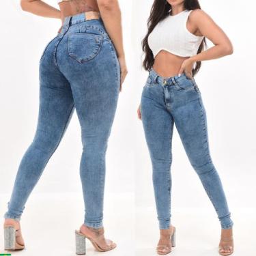 Imagem de Calça Jeans Feminina Cós Alto Premium Amaciado Com Lycra - Conclusão J