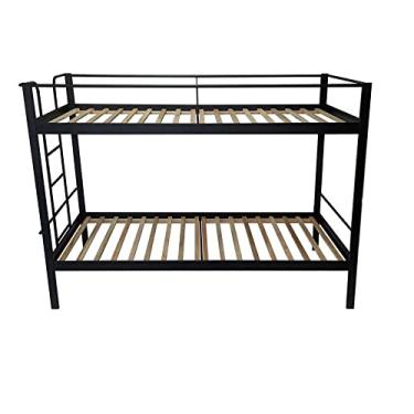 Imagem de Conjunto para Quarto 1 Beliche e 1 Estante com Rodizios 2 Prateleiras Completa Casa