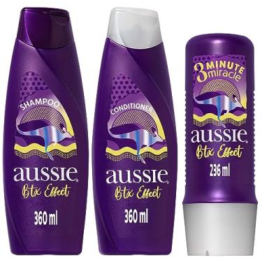 Imagem de Aussie Kit Btx Effect Fios Nutridos e Alinhados Shampoo 360ml e Condicionador 360ml e 3 Minutos Milagrosos 236ml