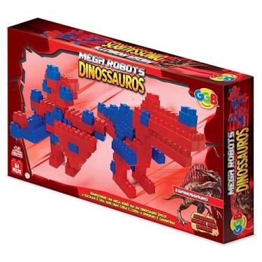 Imagem de Blocos de Montar Mega Robots Espinossauro GGB Plast