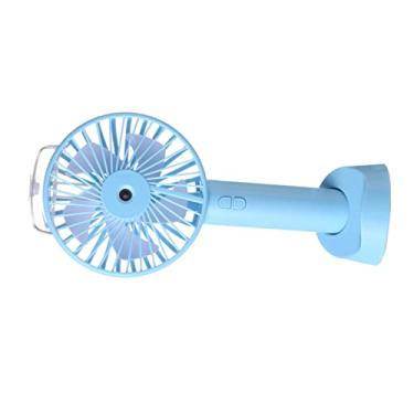 Imagem de Zerodeko fã de carro ventilador recarregável portátil ventilador pequeno mini umidificador mini ventilador de bolso ventilador portátil cara pulverizador ventilador de teto