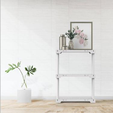 Imagem de Estante Modular 3 Prateleiras Poly Eco Grifit Branca