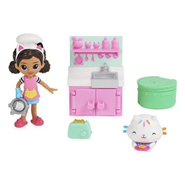 Imagem de Conjunto de 2 bonecos de brinquedo Gabby`s Dollhouse Lunch and Munch Kitchen
