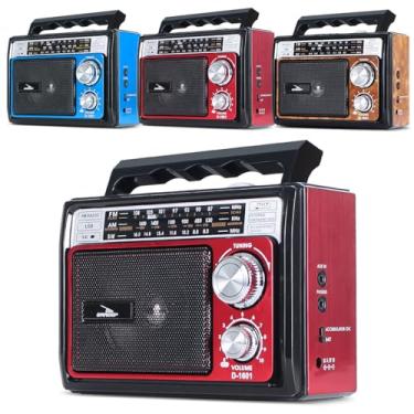 Imagem de Radio de Som Retro D-1601 (Vermelho)
