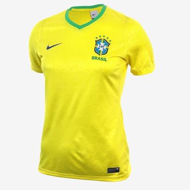 Imagem de Camiseta Nike Brasil I 2022/23 Supporter Feminina-Feminino