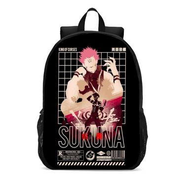 Imagem de Mochila Escolar Infanto Juvenil Anime Sukuna Jujutsu Kaisen Novidades 0231-Unissex
