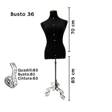 Imagem de Manequim Costura Com Pedestal Vintage Cobre