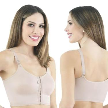 Imagem de Sutiã Pós-Cirúrgico Macom sem Costura com abertura Frontal - Cód. 1007