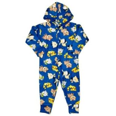Imagem de Macacão Soft Infantil Menino com Capuz e Estampas Sortidas-Masculino