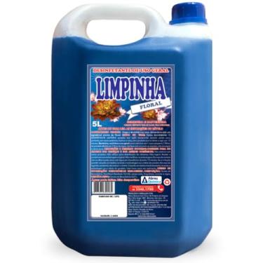 Imagem de Desinfetante Bactericida Floral 5 Litros Limpinha Elimina Maus Odores