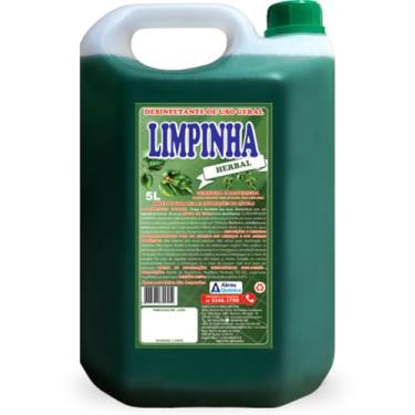 Imagem de Desinfetante Bactericida Herbal 5 Litros Limpinha Elimina Maus Odores
