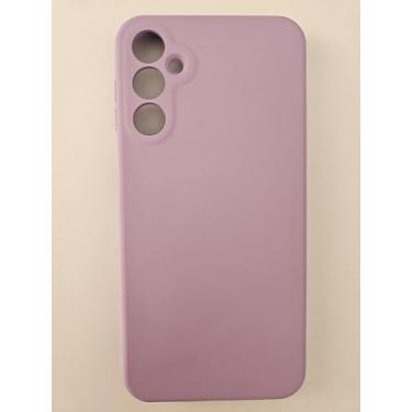Imagem de Capa Capinha Case Compatível com Samsung Galaxy A24, Silicone Aveludada com Proteção de Câmera (Lilás)
