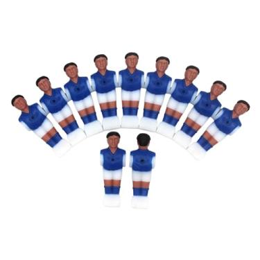 Imagem de Tachiuwa 11x homens de pebolim de mesa, caras de pebolim, futebol de pebolim, jogador de pebolim para máquina de futebol, Azul
