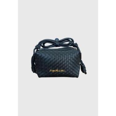 Imagem de Bolsa média Tressê Preta Luiza Barcelos-Feminino