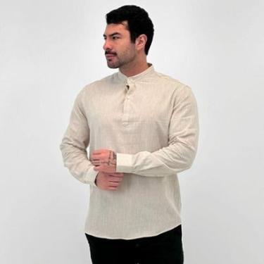 Imagem de Camisa Bata Sibra Manga Longa Masculina-Masculino