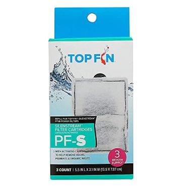 Imagem de Refil para filtros de energia PF10 da Top Fin Silenstream PF-S para filtros de energia PF10 de 14 cm x 7 cm - (3 unidades)