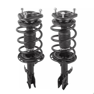 Imagem de EVERESTWAY Conjunto de amortecedor dianteiro completo conjunto de mola de bobina 172990 172989 compatível com Toyota Corolla 2014-2018 1,8L exclui suspensão esportiva