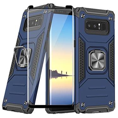 Imagem de Asuwish Compatível com Samsung Galaxy Note 8 e capa protetora de tela de vidro temperado, acessórios, suporte de anel, suporte, capas de telefone para Glaxay Note8 Not S8 Galaxies Gaxaly mulheres