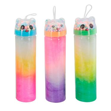 Imagem de Slime lama urso panda colorido