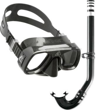 Imagem de Kit de Mergulho Máscara+Respirador Cressi Superocchio + Gringo