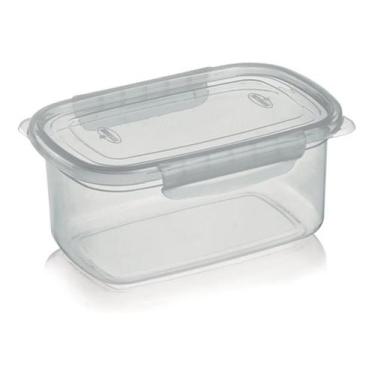 Imagem de KIT 3 Pote Com Trava Hermético Marmita Saladas 850ml - NITRON