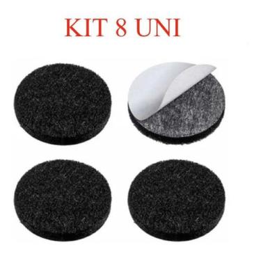 Imagem de KIT 8 Feltro Adesivo para Móveis Redondo 38mm - MAXIMO
