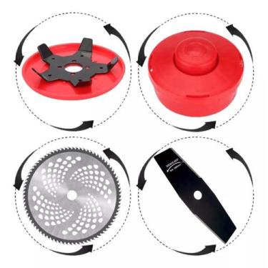 Imagem de Kit Completo De 4 Lâminas De Corte Acessórios Para Roçadeira - Sa, Son