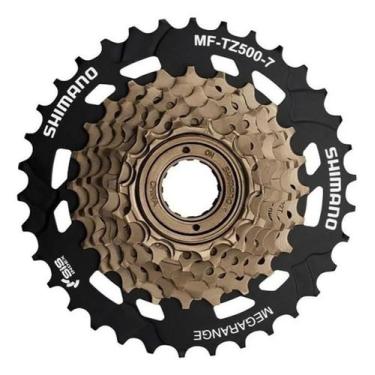 Imagem de Catraca Roda Livre Shimano 7v 21v Tz500 14/34 Mega Range