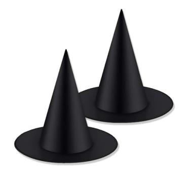 Imagem de Vavious Womens Mens Black Witches Hats Hanging Witch Hat Halloween Costumes Hat Halloween Party Decorations Outdoor Decor 2Pcs