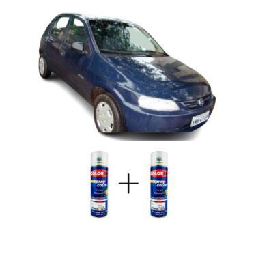 Imagem de SPRAY AUTOMOTIVO Azul Quiron GM + SPRAY VERNIZ 300ML - Sherwin William