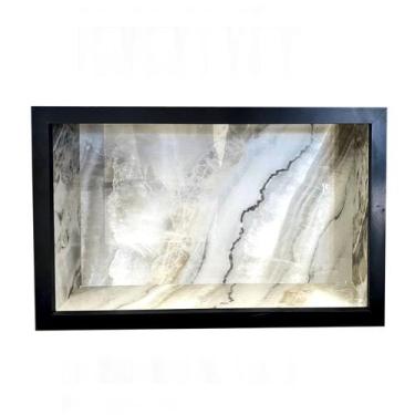 Imagem de Nicho Banheiro Porcelanato/cerâmica 50x30x10  Borda Alumíno - PHZ, Cra