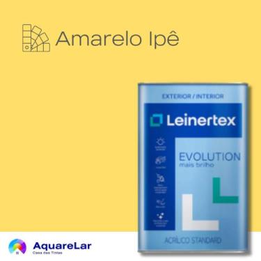 Imagem de Evolution Acrílico Leinertex Semibrilho 18L, AMARELO IPÊ