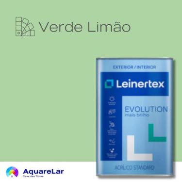 Imagem de Evolution Acrílico Leinertex Semibrilho 18L, VERDE LIMÃO