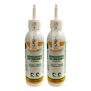 Imagem de Kit 2 Unidades Removedor Cerúmen Cães Gatos Organnact 100ml