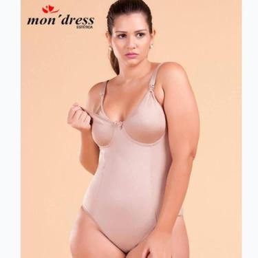 Imagem de Body Modelador Pós-Parto Amamentação 385-R Cetinete - Mondress Lingeri