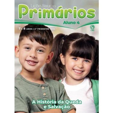 Imagem de Lições Bíblicas Primários Aluno 4º Tr. 2024 - CPAD