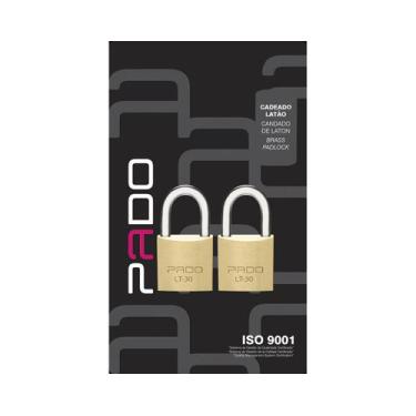 Imagem de Cadeado Pado 2E-30Mm (2 Msm Segr/4 Chaves Iguais) Bl