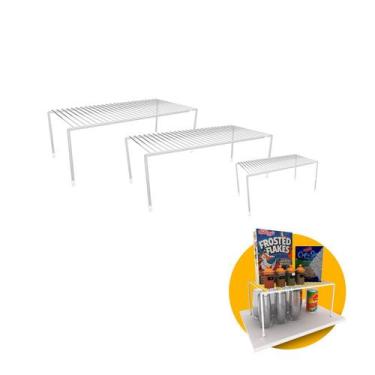Imagem de Kit Organizador Branco Essence de Utensílios de Armário Bal002 - Di Ca
