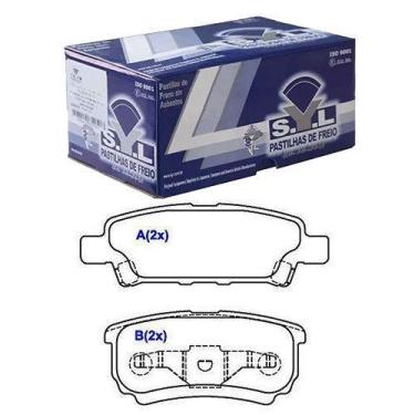 Imagem de Pastilha De Freio Traseira - Sistema Akebono - COMPASS 11 / AIRTREK 03