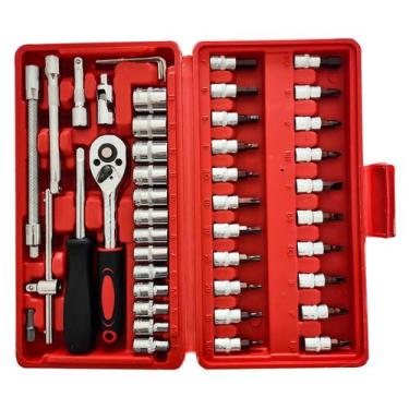 Imagem de Kit Ferramentas Reparo Manutenção Bicicleta bike moto auto p/ Mecanico