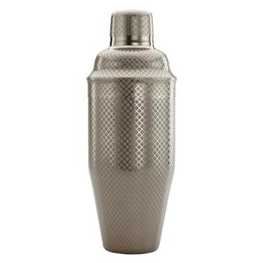 Imagem de Barfly Conjunto de coqueteleira japonesa preta de 3 peças (700 ml) Malha de diamante, tamanho único