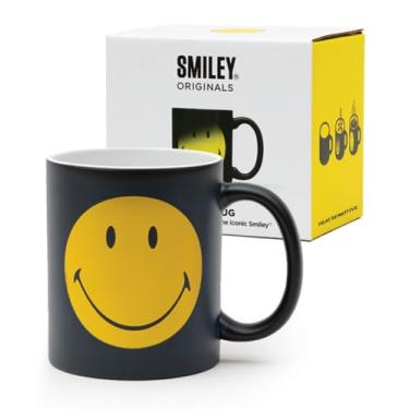 Imagem de Suck UK Caneca Smiley que muda de calor - Caneca que muda de cor | - Canecas grandes para homens - Presentes de Dia dos Pais - Presentes de café - Xícara de chá masculina - Canecas Novidades